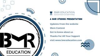 BMR EDUCATION UPDATES | BMR STUDIOS