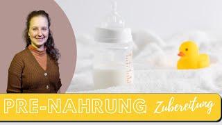 Pre-Nahrung - Zubereitung | Menge | Fütterung | Tipps & Tricks | Mami Tipps