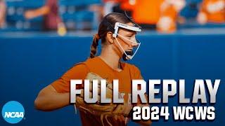 Texas vs. Stanford: 2024 Women's College World Series | FULL REPLAY