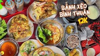 Enjoy full-filling BANH XEO at affordable prices, authentic BINH THUAN flavor in Saigon!