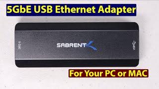 Sabrent 5GbE USB Ethernet Adapter