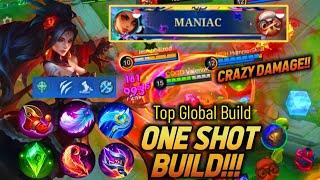 CRAZY DAMAGE!! I TRIED TOP GLOBAL ESMERALDA JUNGLER BUILD AND I ONE-SHOTTED EVERYONE!! | MLBB