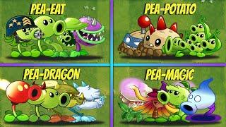 Pea-Eat | Pea-Dragon | Pea-Magic | Pea-Potato Battlez - PvZ 2 Team Plants vs Team Plants