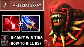 CRAZY ARTERIAL SPRAY Scepter + Bloodstone Seeker vs Ursa QoP Epic Late Game Fights WTF Dota 2