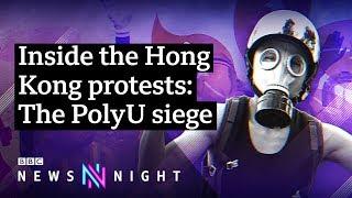 Hong Kong protests: The battle of PolyU - BBC Newsnight