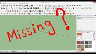 Sketchup model missing ( hidden) [ Solved}