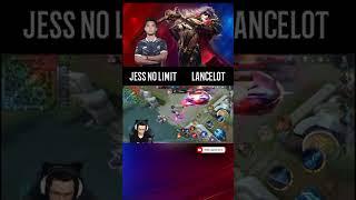 Jess No Limit Lancelot  1 vs 5 Savage  #jessnolimit #mlbb