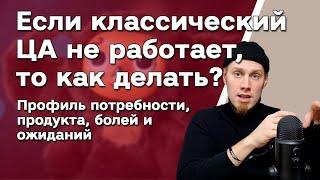 Если классический портрет целевой аудитории (ЦА) не работает, то что делать? Профиль потребности 