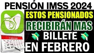 Urgente ESCUCHALO!! Pensión IMSS 2024 PENSIONADOS recibirán MÁS dinero a PARTIR DE FEBRERO 2024