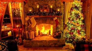 Relaxing Christmas Music  Traditional Instrumental Christmas Songs Playlist with A Warm Fireplace