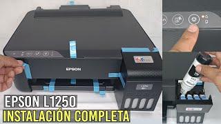 Cómo INSTALAR Impresora EPSON L1250 por PRIMERA VEZ/Paso a Paso.
