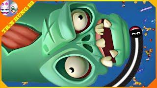 WORMSZONE.IO | GIANT SLITHER SNAKE TOP 01 / Epic Worms Zone Best Gameplay! | Trần Hùng 83