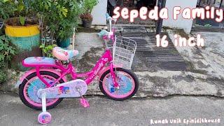 Review Sepeda Anak Family 16 inch Shimmer and Shine