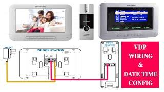 Hikvision Video Door Phone DS-KIS204 Basic wiring & Date time Configuration