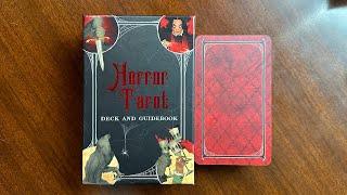 Honest Tarot Deck Review - Horror Tarot from Insight Editions