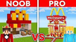 NOOB vs PRO: MODERNES MCDONALDS HAUS BAU CHALLENGE in Minecraft!