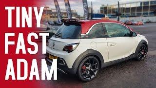 Competition for the Fiat 500 Abarth? ADAM Rocks S 1.4Turbo 2016!