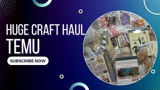 Huge Temu Craft Haul || Come Check It Out
