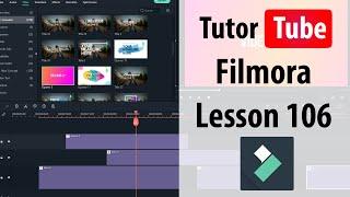 Filmora Tutorial - Lesson 106 - Remove Background Audio Noise