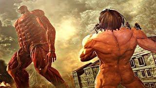 Attack On Titan 2 Final Battle - Armored & Colossal Titan Fight (Season 3 Final Battle) PS4 Pro