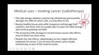Using radiation