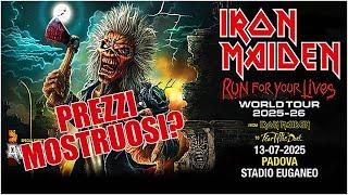 Iron Maiden Padova 2025: ci andiamo o troppo costoso?