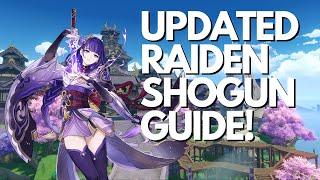 TOP TIER DPS! UPDATED RAIDEN SHOGUN GUIDE | Genshin Impact