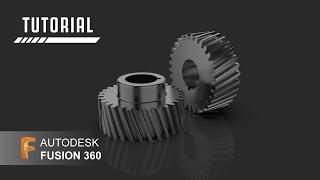 How to design a helical gear on Autodesk Fusion 360 | Fusion 360 Tutorial