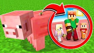 SURVIVRE DANS UN COCHON PENDANT 24H SUR MINECRAFT !! ( wtf )