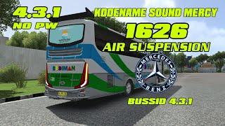 UPDATE‼️KODENAME SOUND MERCY 1626 AIR SUSPENSION BUSSID 4.3.1 NO PW