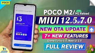 Poco M2 New MIUI 12.5.7.0 Update Full Review | 7+ New Features | MIUI 13 Poco M2 New Update