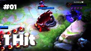 Mobile Legend WTF funny moments | Zhask 1 hit compilation #01