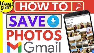 How to save a photo from Gmail on mobile phone