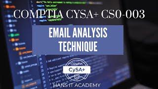 Email header analysis - CompTIA CySA+ CS0-003 1.22