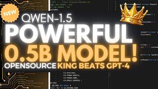 Qwen 1.5: Most Powerful Opensource LLM - 0.5B, 1.8B, 4B, 7B, 14B, and 72B - BEATS GPT-4?