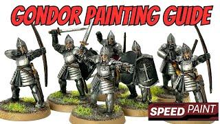 Fast and Easy Minas Tirith Gondor Warriors | MgM Paints | Middle Earth SBG