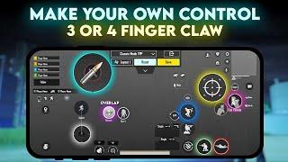 How to Make Your Own Control Setting | 2.7 Best 3 Finger or 4 Finger Claw in BGMI / PUBG