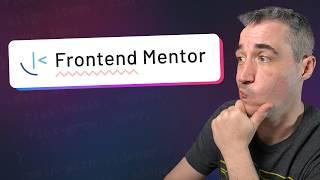 The problem with Frontend Mentor