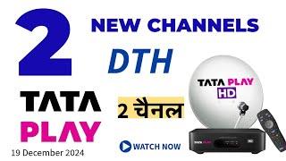 2 NEW CHANNELS ON TATA PLAY || TATA PLAY DTH 19 DECEMBER 2024