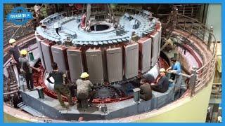 Automatic Motor Production Line. Repair And Maintenance Of Steam Turbines And Large Generators