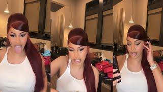 Cardi B instagram live