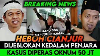 HEBOH CIANJUR.!! DI JEBLOSKAN KE PENJARA & DIPERAS OKNUM 50 JT, UST.CECEP DAPAT RIBUAN DUKUNGAN..!!!