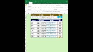 Excel Tips 29 - Left lookup Multiple Column | Sobanan Knowledge Sharing