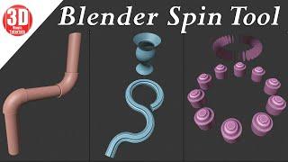 Blender 2.83 - Spin Tool | Beginner Tutorial
