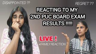 Revealing my 2nd puc RESULTS !! *Live Reaction* || Sinchana srinagar