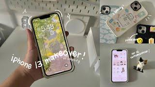 iphone 13 makeover casetify unboxing, ios 16 customization