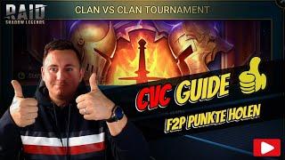 RAID Shadow Legends CVC GUIDE Minimaler Einsatz = Maximale Punkte