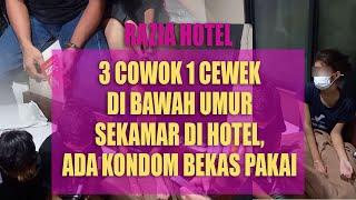 3 Cowok dan 1 Cewek di Bawah Umur di Kamar Hotel, Ada Kondom!