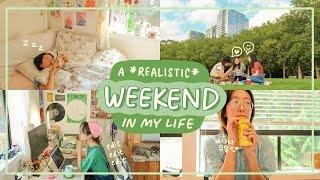 a *realistic* weekend in my life  ft. some productivity (???) & self-care