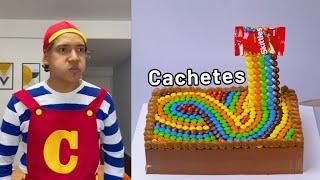 1 hora de los MEJORES Tiktoks de @Rubén Tuesta y CACHETES  // Storytime con pastel  Parte #57